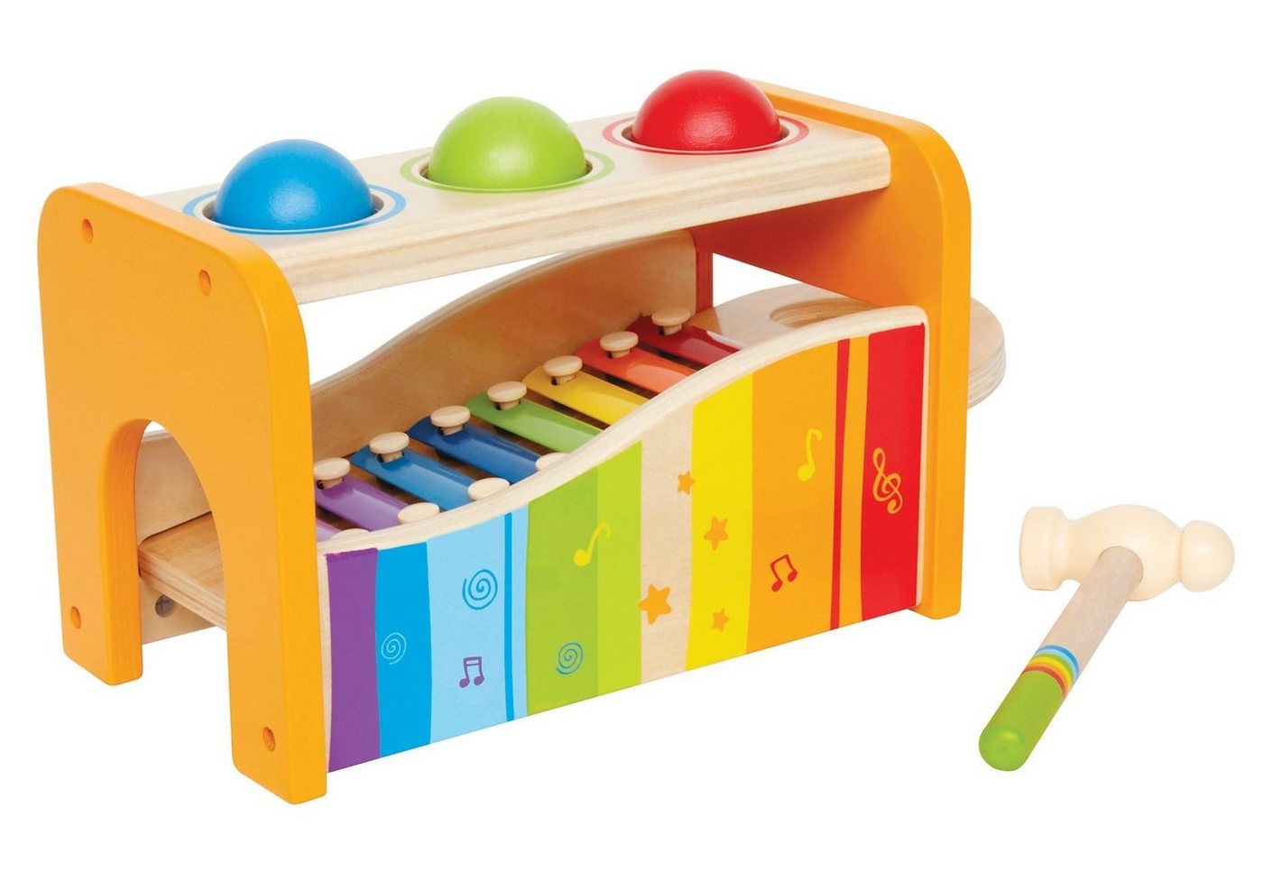 Hape Xylophon und Hammerspiel (Klopfbank)